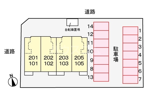 14/22 駐車場