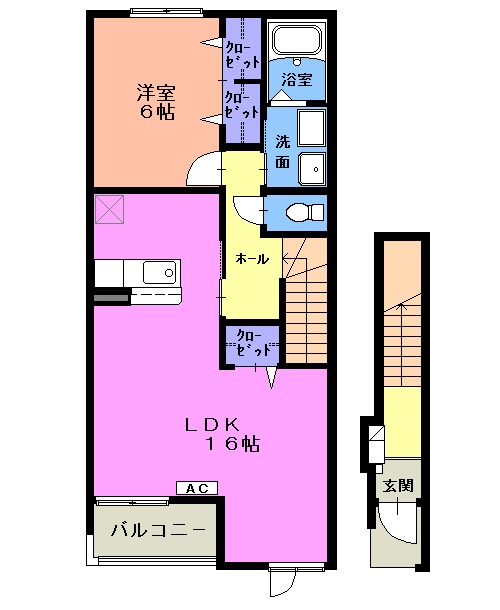 レジェンダリーBの間取り