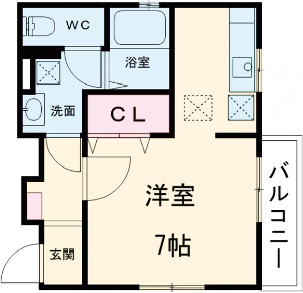 フリーデ・エムの間取り