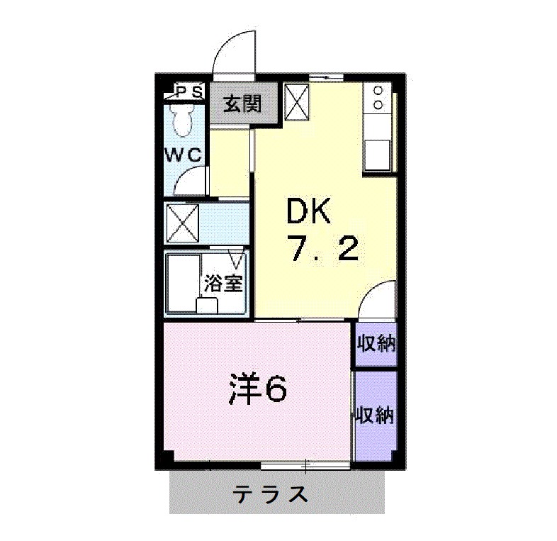 ベルリッチⅠの間取り