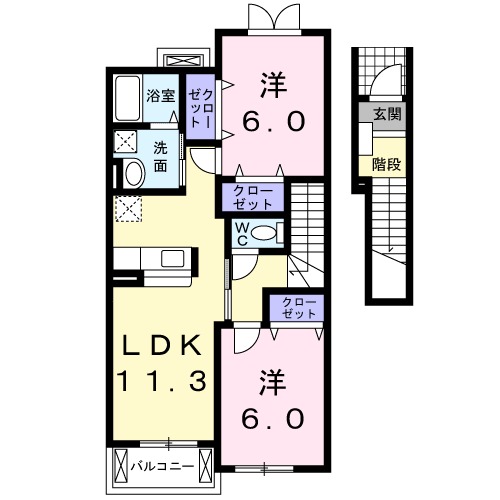 バーミィコートの間取り