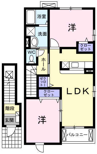 ディー・ベレッツァBの間取り