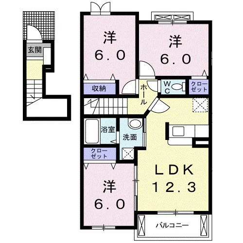 セフィオ Bの間取り