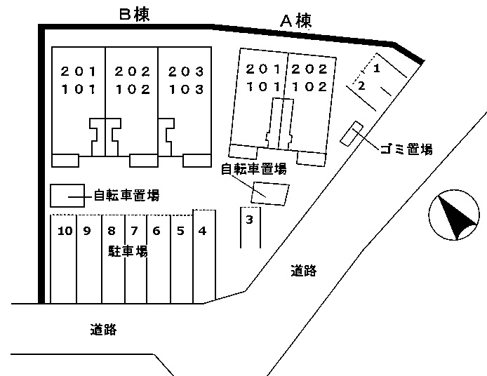 4/7 駐車場