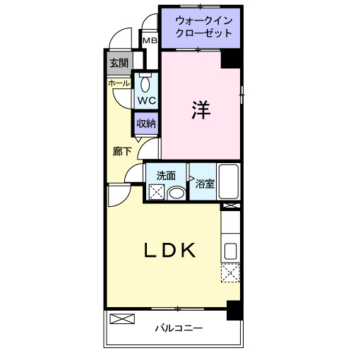 カーサAN(アン)の間取り