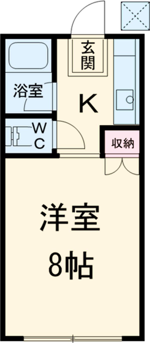 コーポコジマＡ棟の間取り