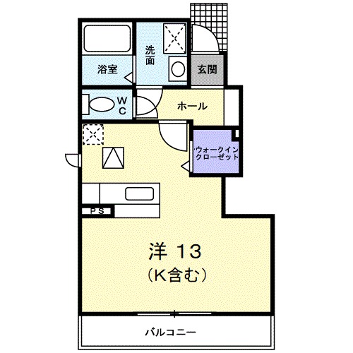 パル スクエア Ⅰの間取り