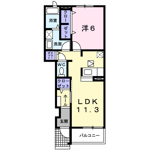 ウィステリアの間取り