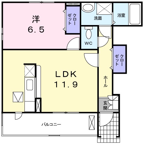 ヌフ・ソレイユの間取り
