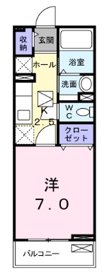 K’sグランデの間取り