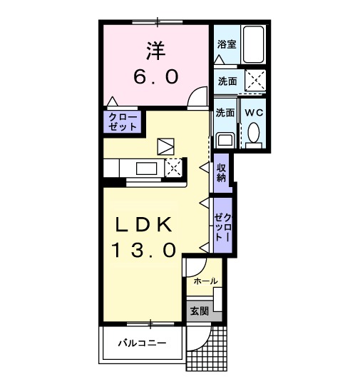 プロムナード弐番館の間取り