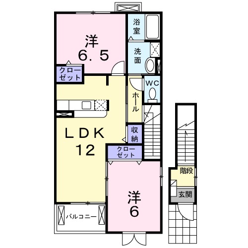 リュエル・2の間取り