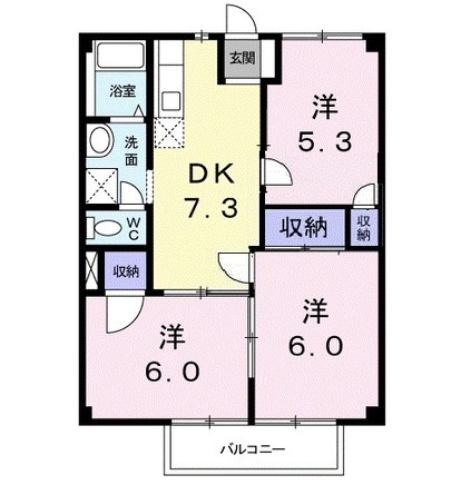 パストラルコート10の間取り