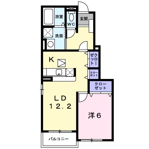 ベアーレⅡの間取り