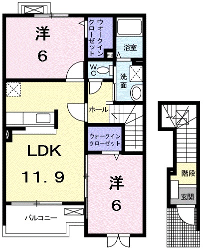 フラットエイトの間取り