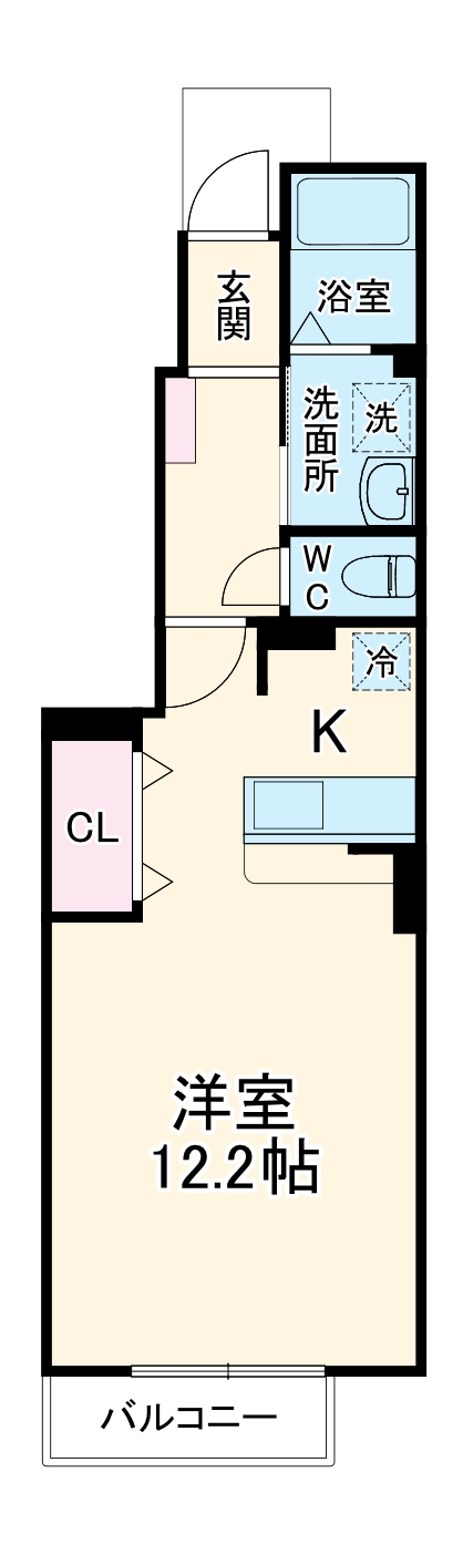 カーサ ドマーニⅠの間取り
