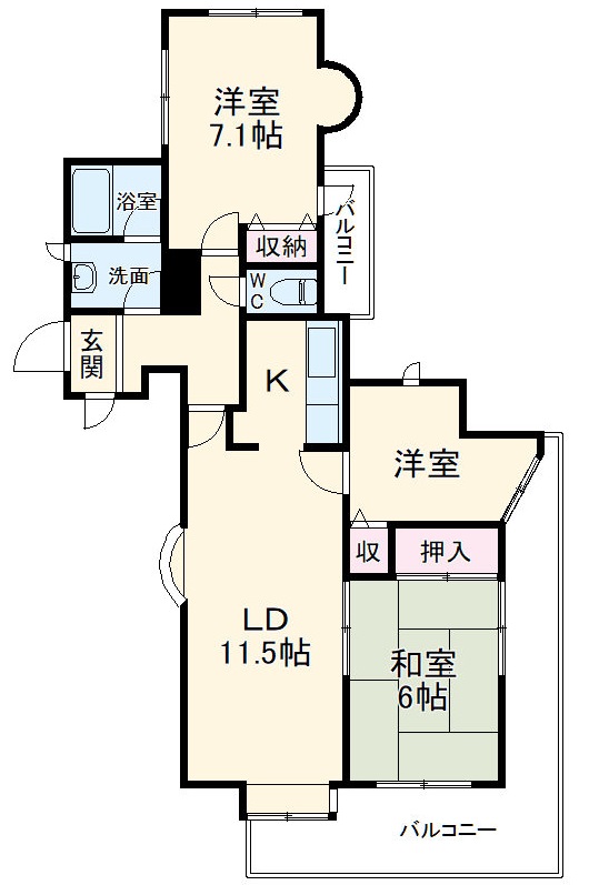 グリーンパーク船橋の間取り
