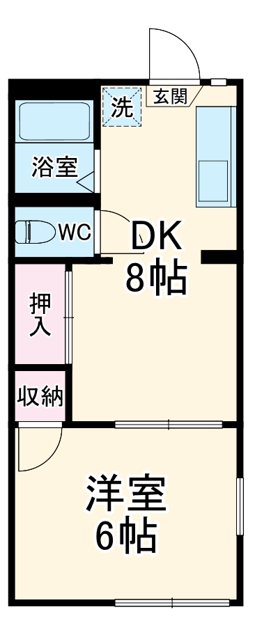 プラージュＥ　Ｃ棟の間取り