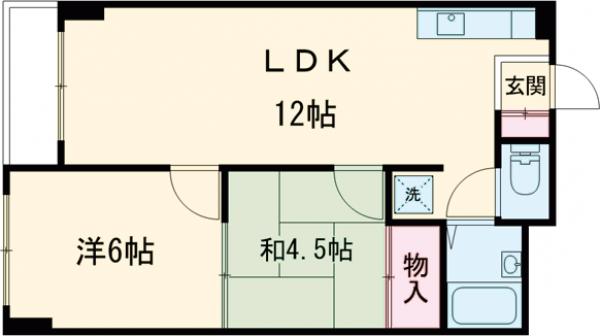 グリーンハイムたかはしⅠの間取り