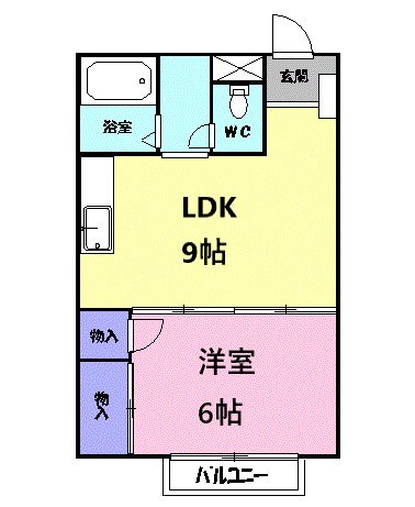 エリール千野根の間取り