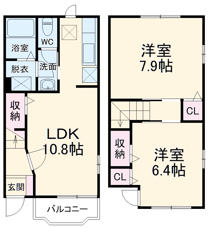ファミーユ相原の間取り