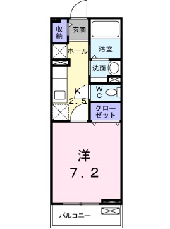 グランシャリオ ジュモーの間取り