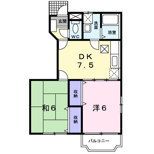 チェリーブラッサムⅡの間取り