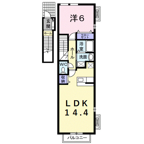 コリーヌMの間取り