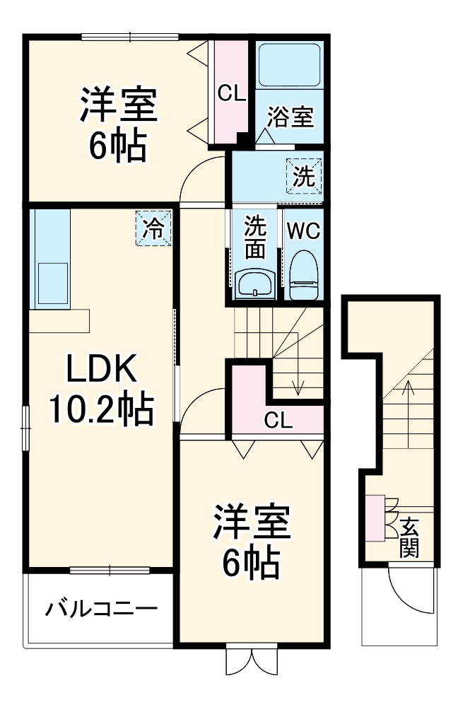 ロックシェルズの間取り