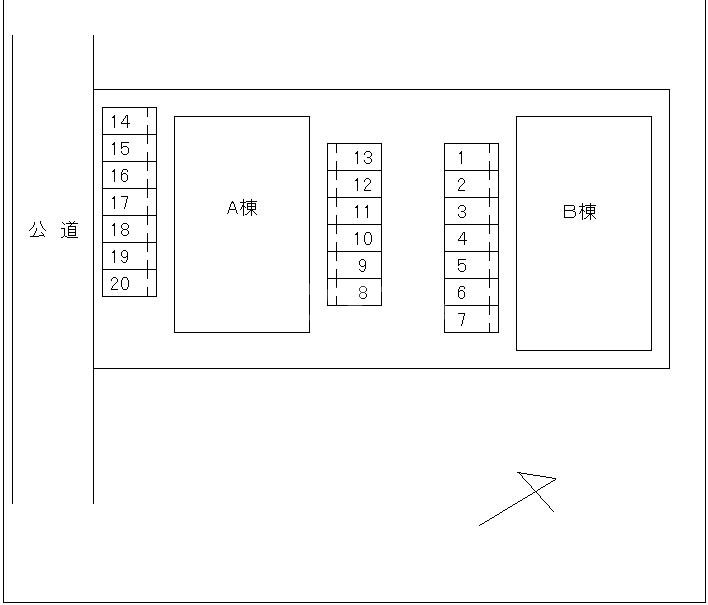 2/5 駐車場
