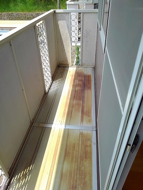 12/24 バルコニー