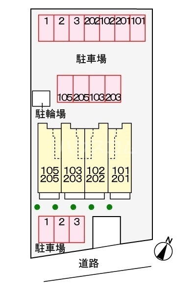 2/12 駐車場