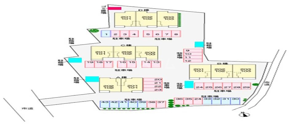 2/8 駐車場