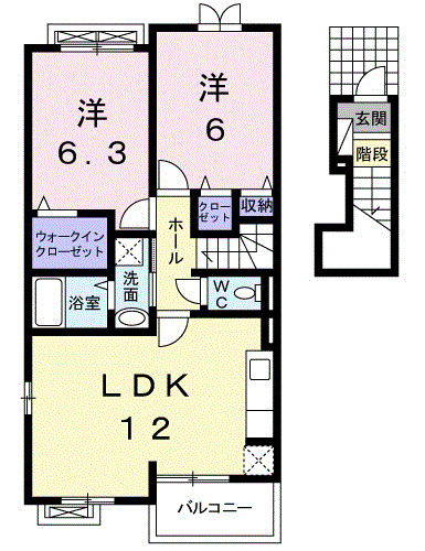 インフィニット ハピネスの間取り
