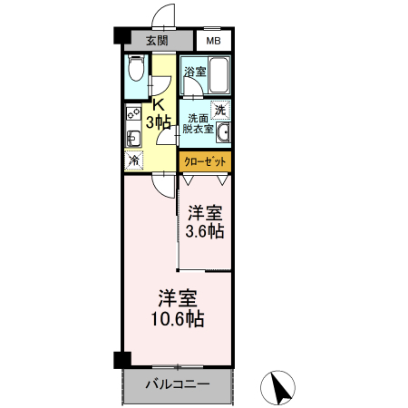 BELLA LUCEの間取り