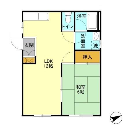 グリーンヒルズ芝山Ⅱの間取り