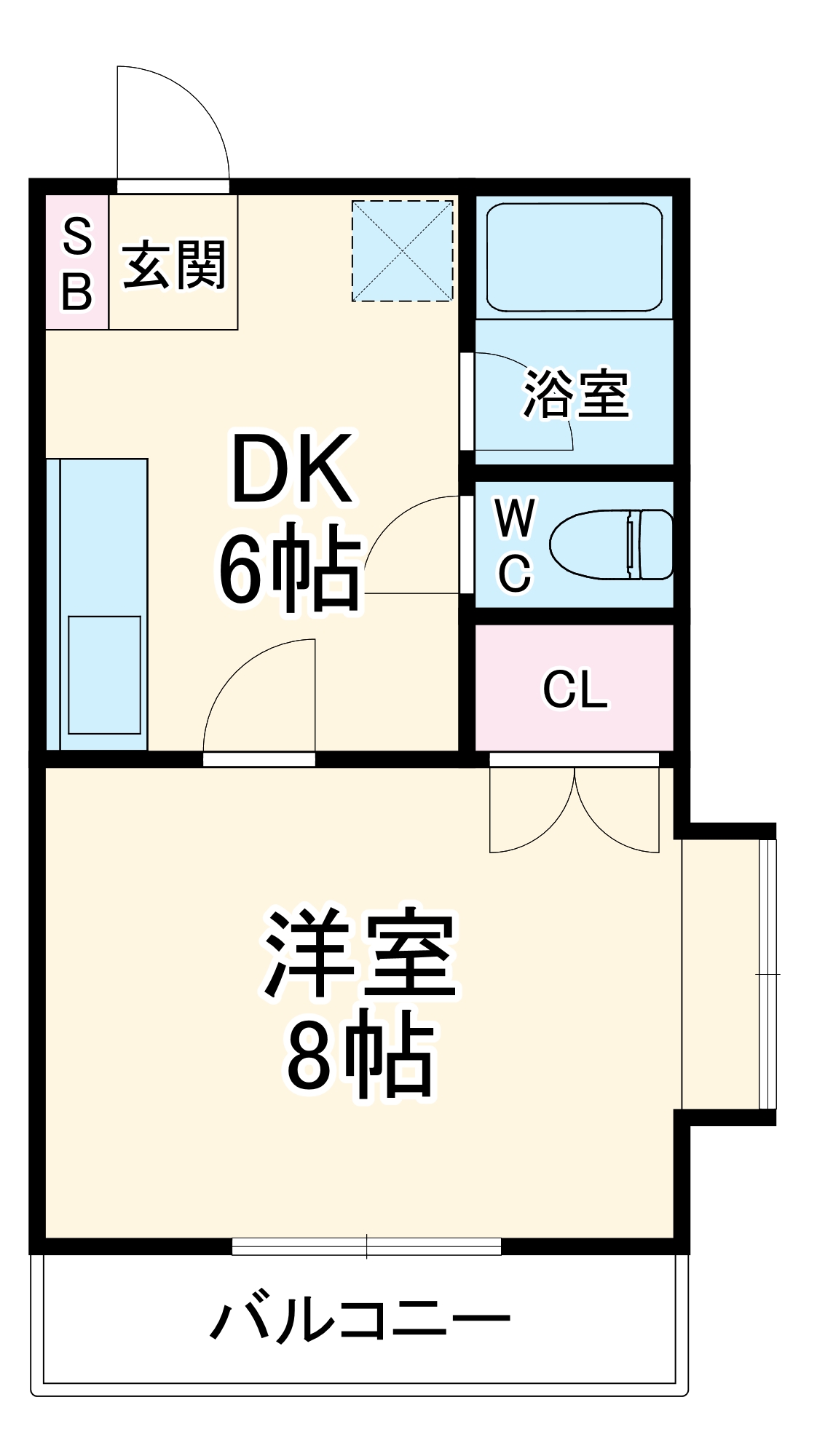 メゾンアルカディアの間取り