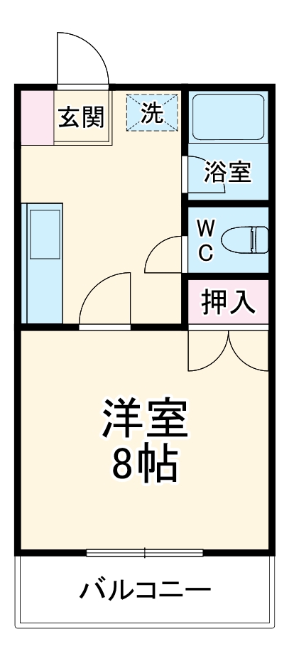 メゾンアルカディアの間取り