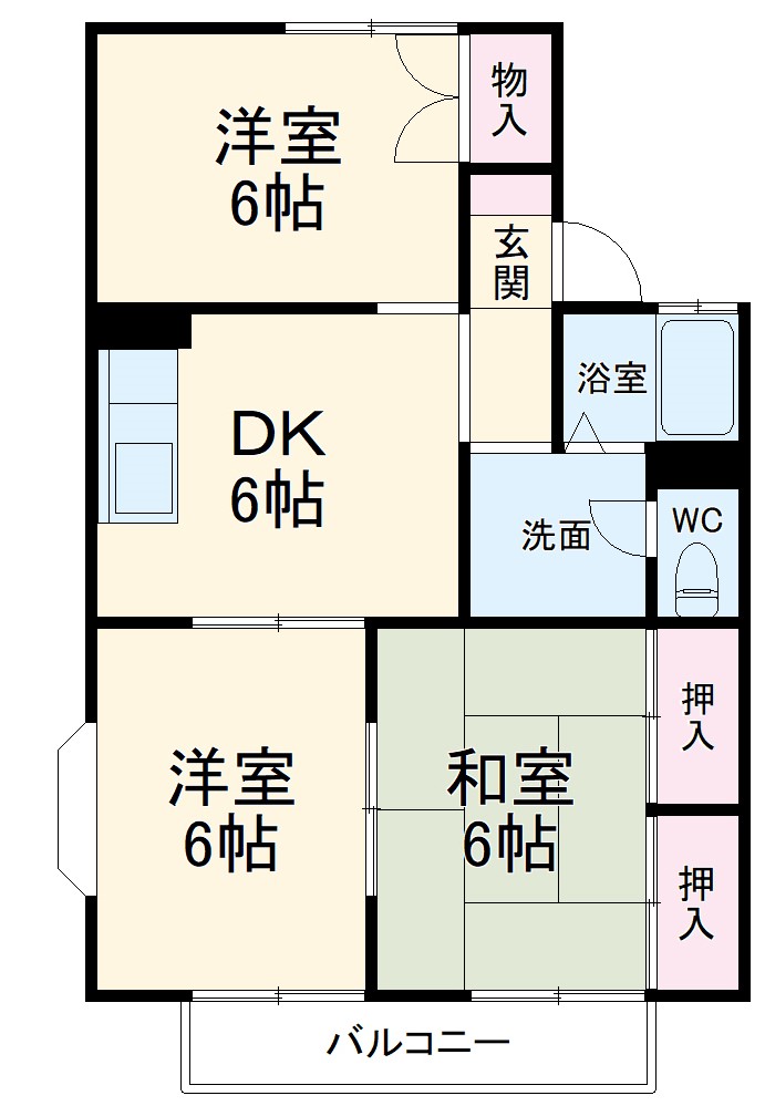 エミネンス夏見台の間取り