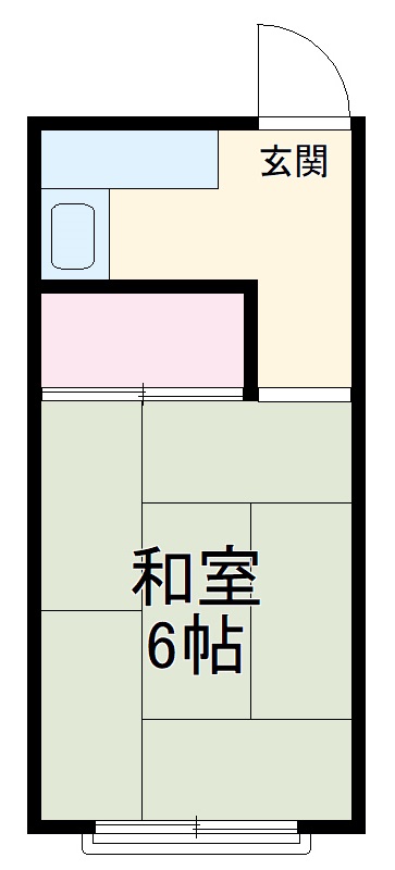 添田荘アパートの間取り