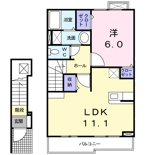 リヴェールの間取り