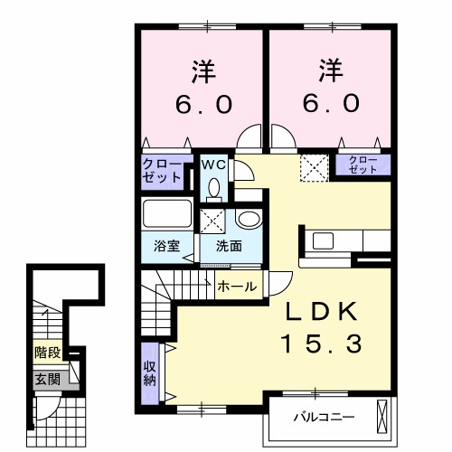 ベレーザBの間取り