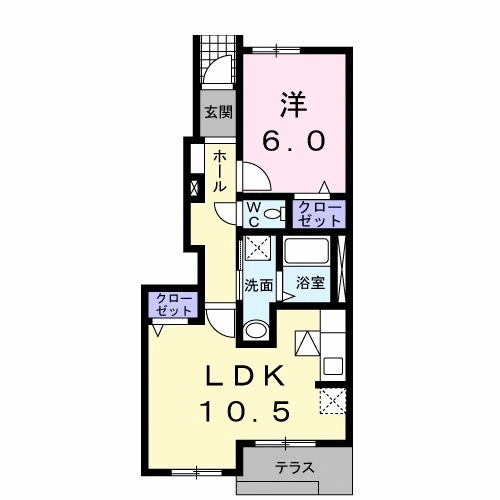 フラン・フィオーレBの間取り