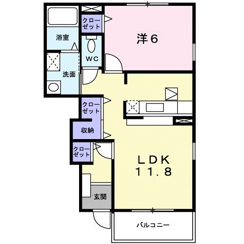 ガーデニア五番館の間取り
