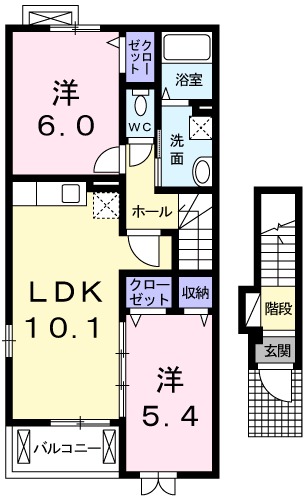 フォルテ辻之の間取り
