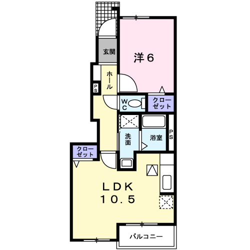 エスターテ2の間取り