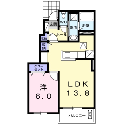 サンリット横井Aの間取り