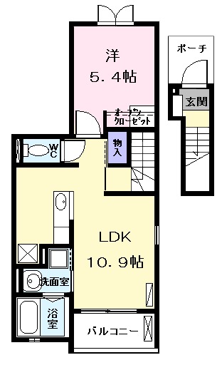 クレメント ハウスの間取り