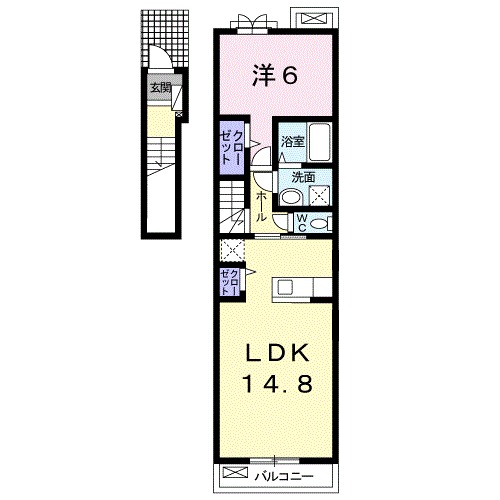 エレガンス ガーデン ハウスⅡの間取り