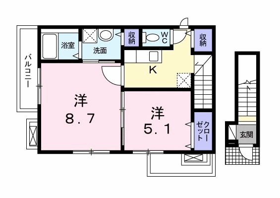 ヴィラ・ハーヴェストの間取り